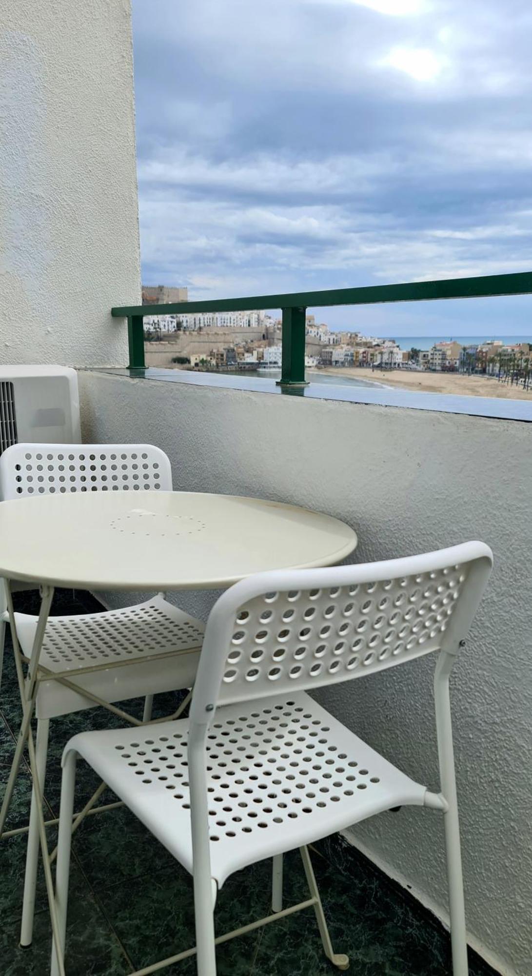 Apartamento Loft Primera Linea De Playa, Vistas Altas Mar Y Castillo Пеньискола Экстерьер фото