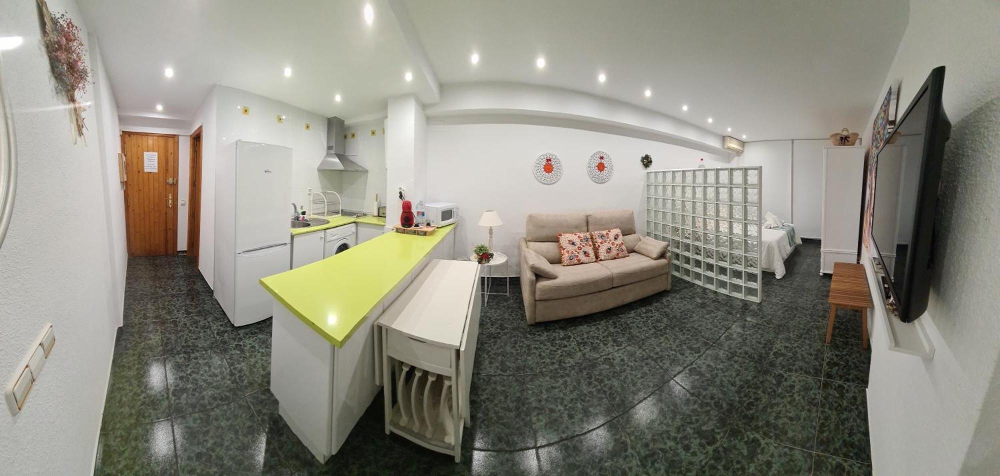 Apartamento Loft Primera Linea De Playa, Vistas Altas Mar Y Castillo Пеньискола Экстерьер фото
